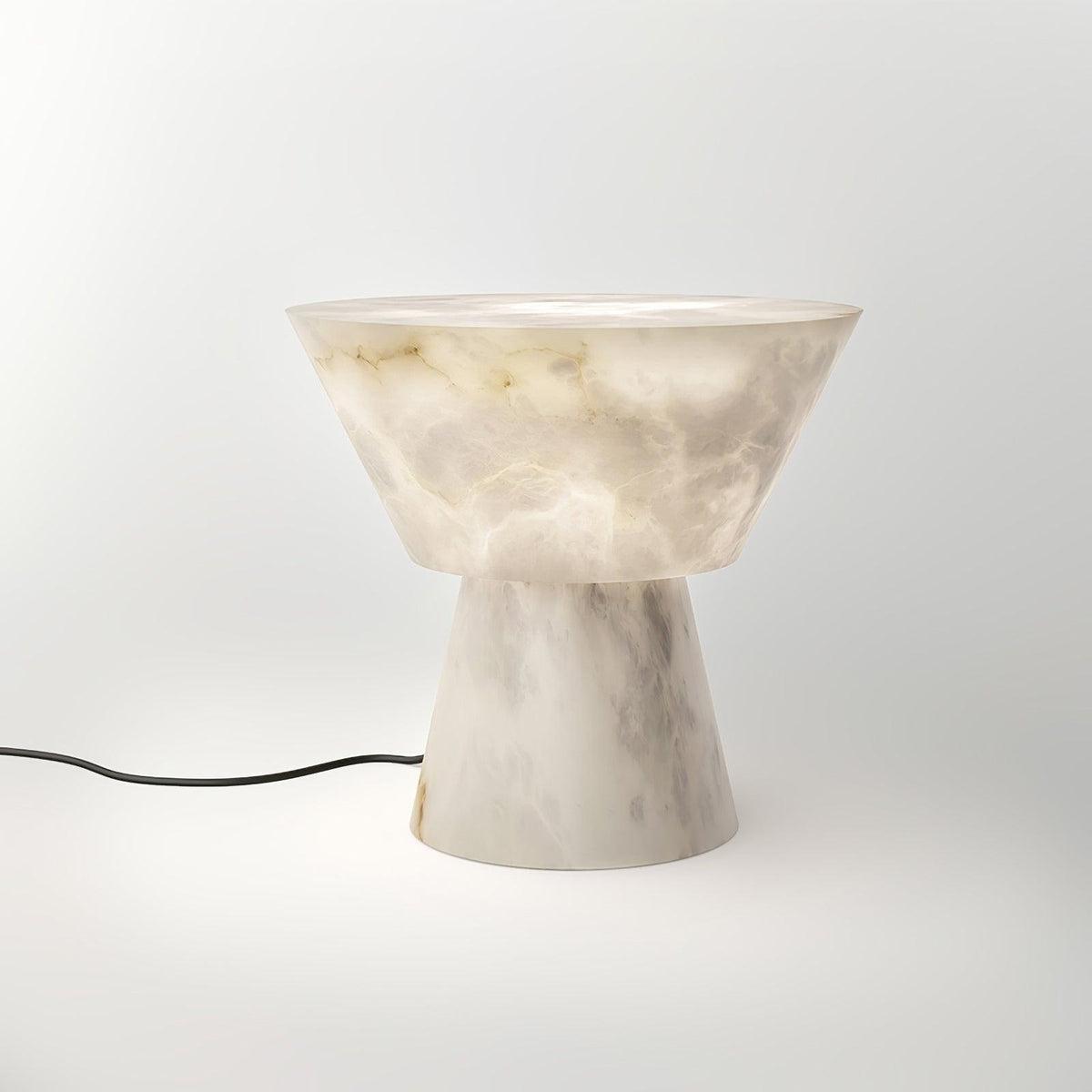 Beta Marble Table Lamp ∅ 7.9″ x H 7.9″ / Dia 20cm x H 20cm / White / US Plug Table lamp