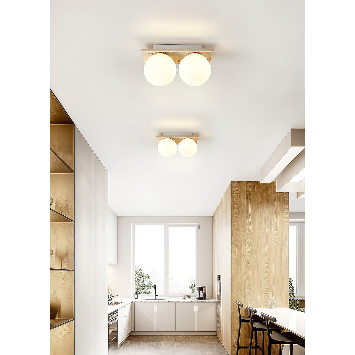 Bianca Globe Ceiling Lamp
