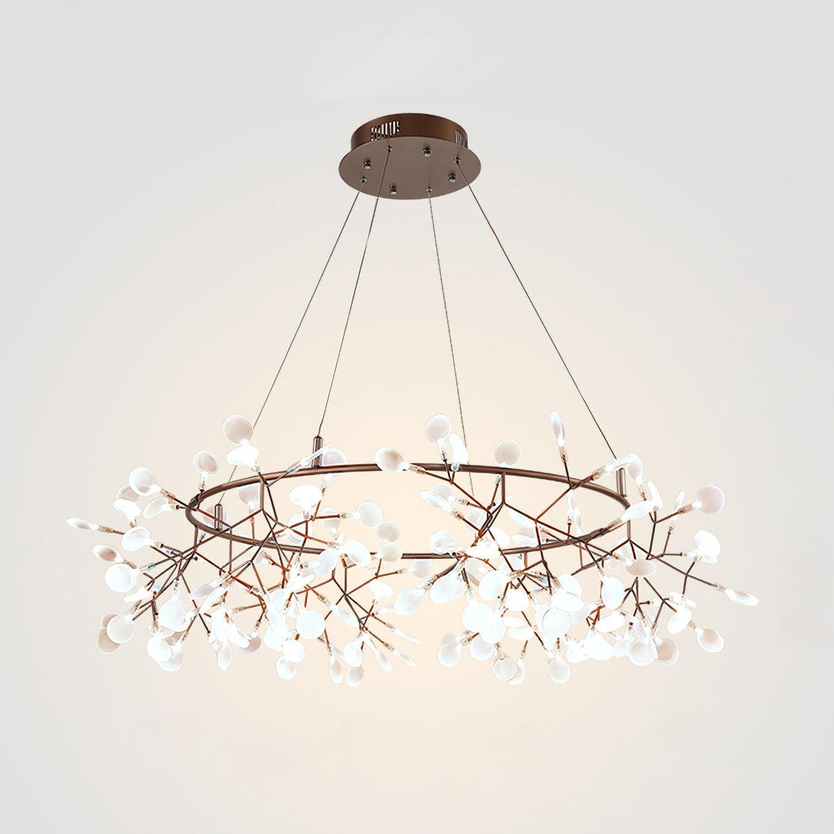 Big O Firefly LED Chandelier 135heads ? 41.3″ x H 11.8″ / Dia 105cm x H 35cm / Warm Light / Wall switch Chandelier