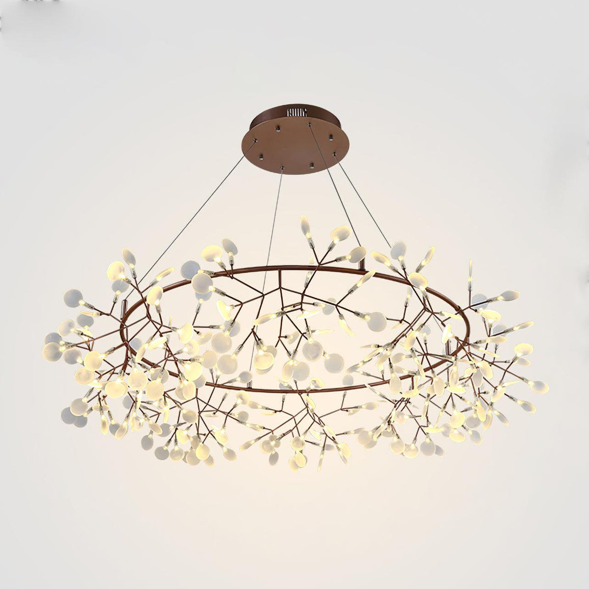 Big O Firefly LED Chandelier 162heads ? 49.2″ x H 11.8″ / Dia 125cm x H 35cm / Warm Light / Wall switch Chandelier