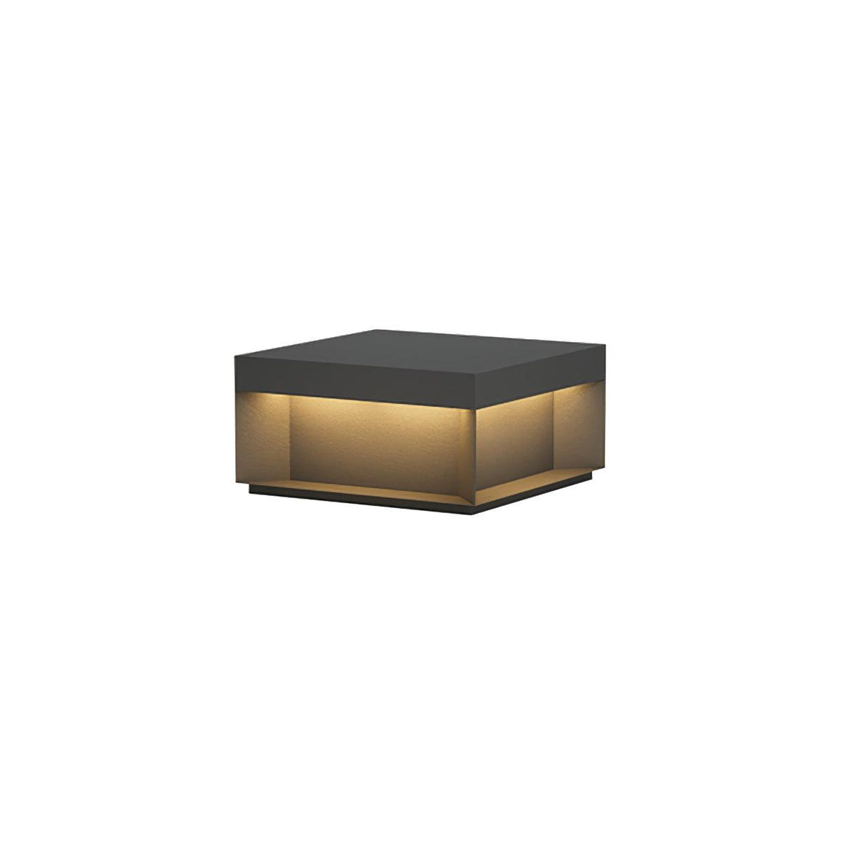 Black Box Outdoor Post Light L 15.7″ x W 15.7″ x H 7.9″ / L 40cm x W 40cm x H 20cm / Model A: Wired Version / Warm