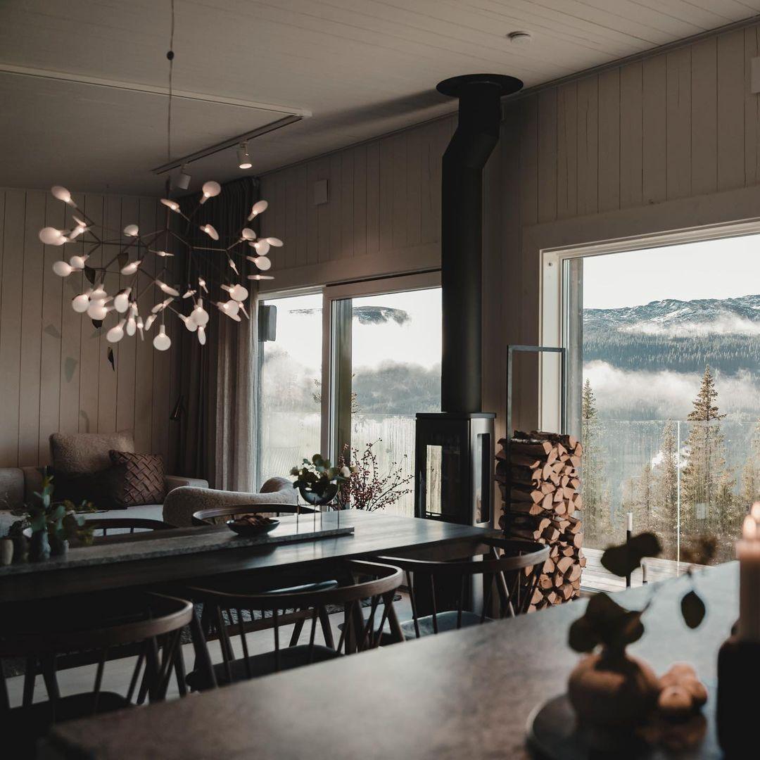 Black Firefly LED Chandelier Chandelier