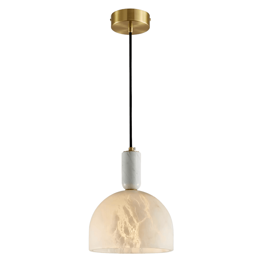 Blair Alabaster Pendant Light ? 7.9″ x H 5.7″ / Dia 20cm x H 14.5cm / White Pendant light