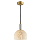 Blair Alabaster Pendant Light ? 7.9″ x H 5.7″ / Dia 20cm x H 14.5cm / White Pendant light