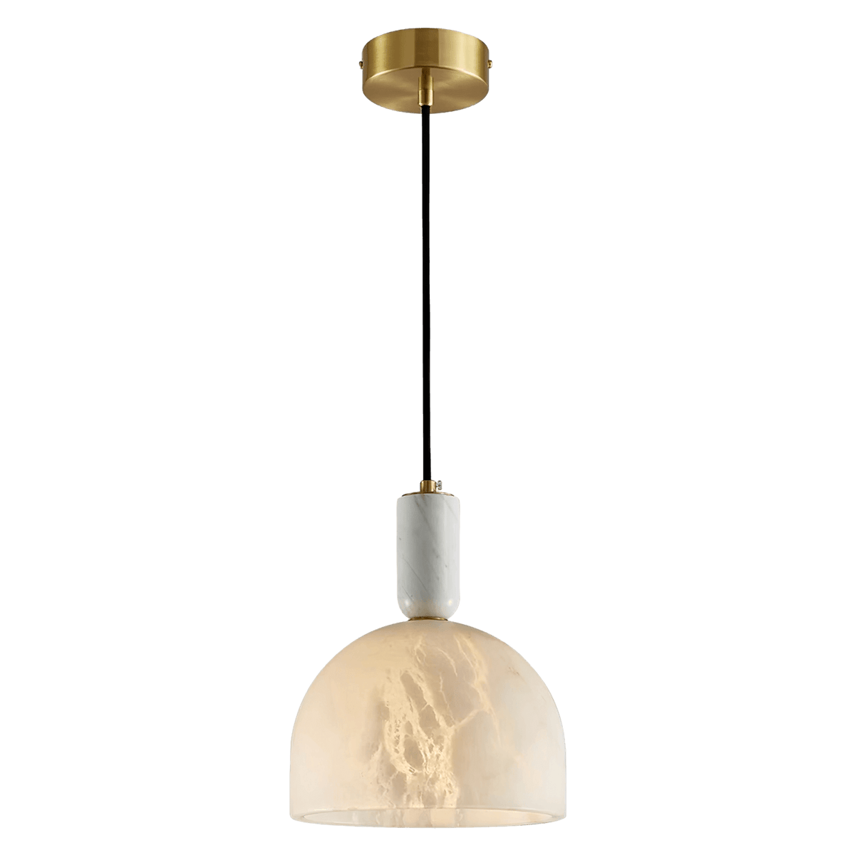 Blair Alabaster Pendant Light ? 7.9″ x H 5.7″ / Dia 20cm x H 14.5cm / White Pendant light