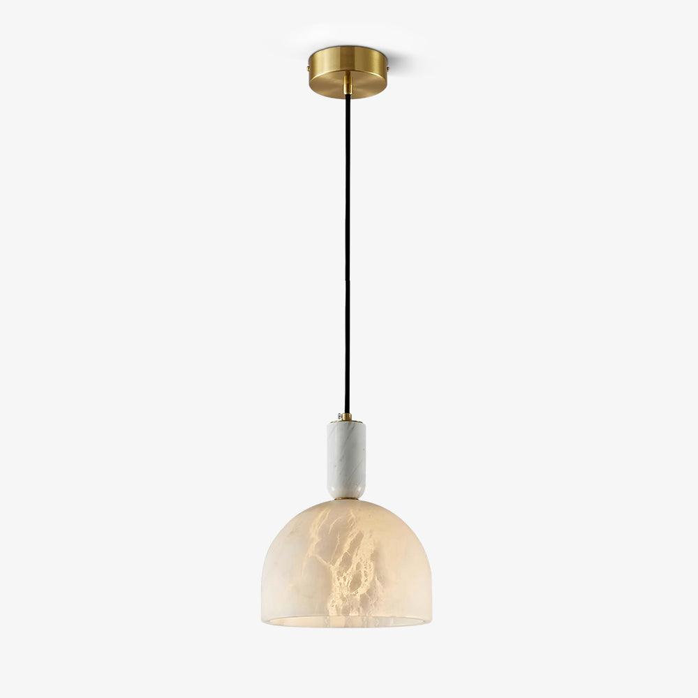 Blair Alabaster Pendant Light ? 7.9″ x H 5.7″ / Dia 20cm x H 14.5cm / White Pendant light