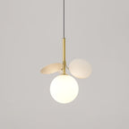 Blanca Pendant Light ? 7.9″ x H 8.7″ / Dia 20cm x H 22cm / Gold + White Pendant light
