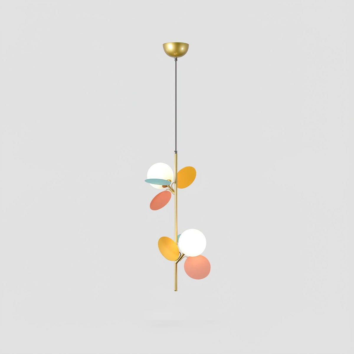 Blanca Pendant Light ? 7.9″ x H 20.5″ / Dia 20cm x H 52cm / Gold + Multicolor Pendant light