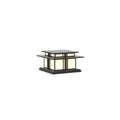 Boilyn Outdoor Pillar Light Model A: L 13.2″ x W 13.2″ x H 7.5″ / L 33.5cm x W 33.5cm x H 19cm / Wired Version / Warm