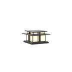 Boilyn Outdoor Pillar Light Model A: L 13.2″ x W 13.2″ x H 7.5″ / L 33.5cm x W 33.5cm x H 19cm / Wired Version / Warm