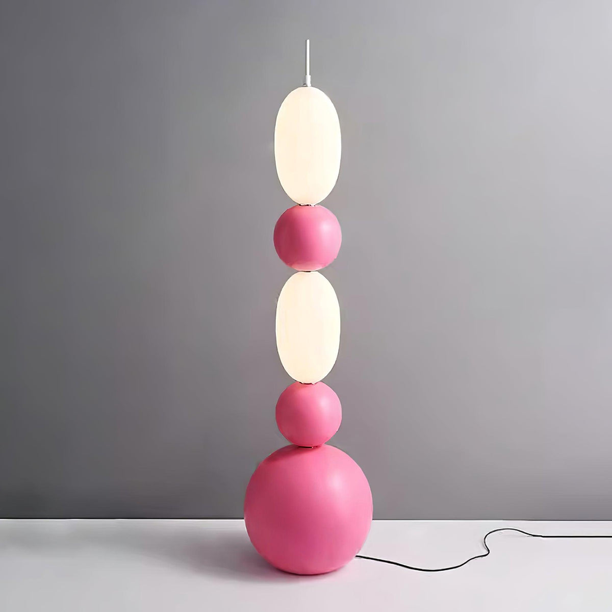 Bola Floor Lamp ? 15.7″ x H 62.9″ / Dia 40cm x H 160m / Pink / US plug Floor lamp