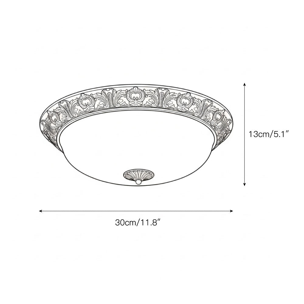 Brahm Flush Ceiling Lamp