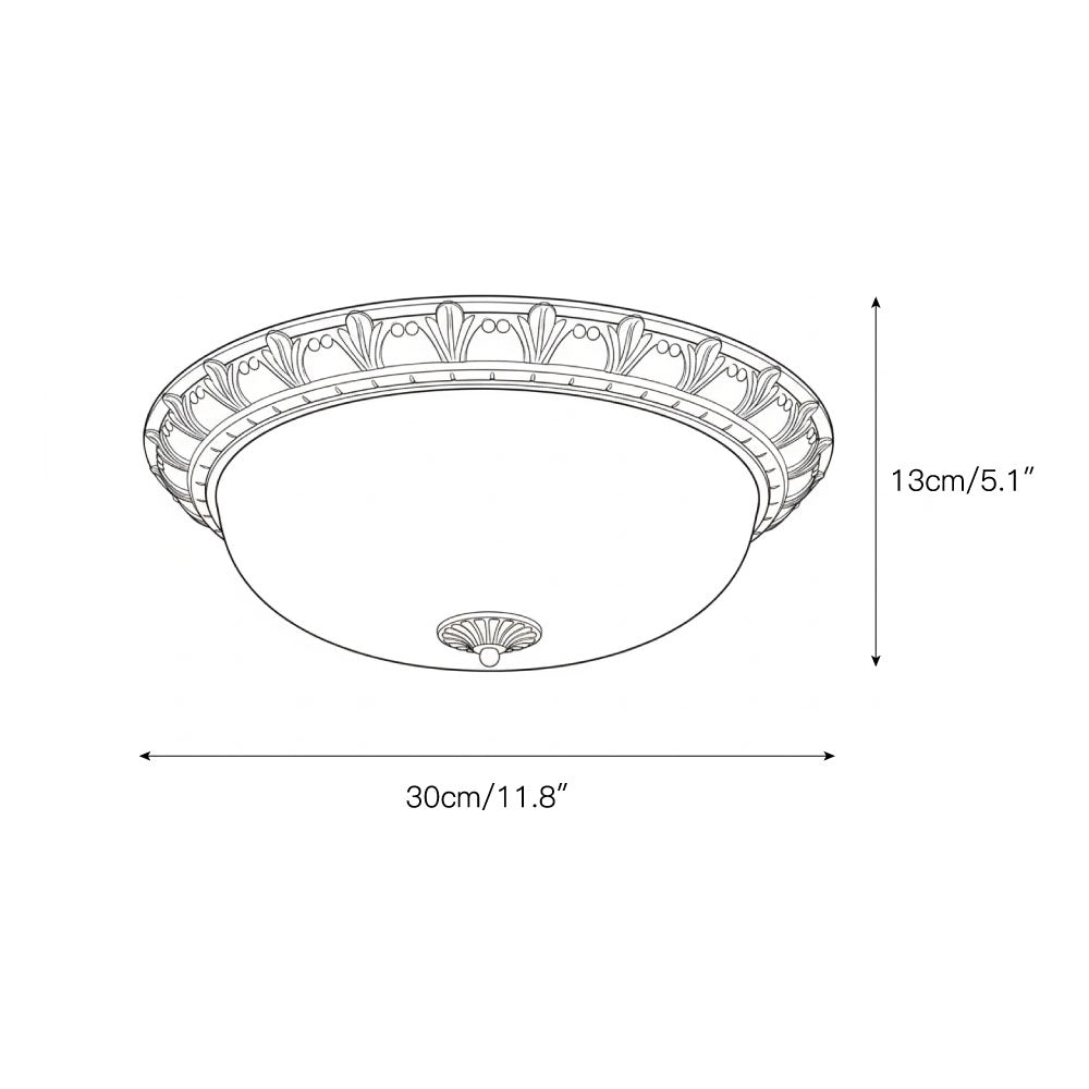 Brahm Flush Ceiling Lamp