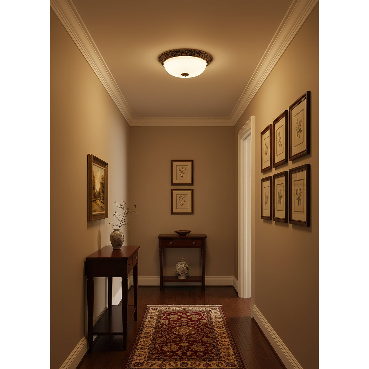 Brahm Flush Ceiling Lamp