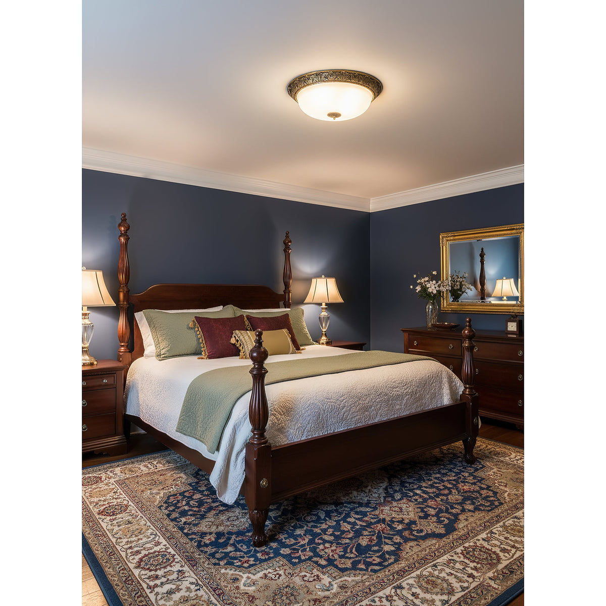 Brahm Flush Ceiling Lamp