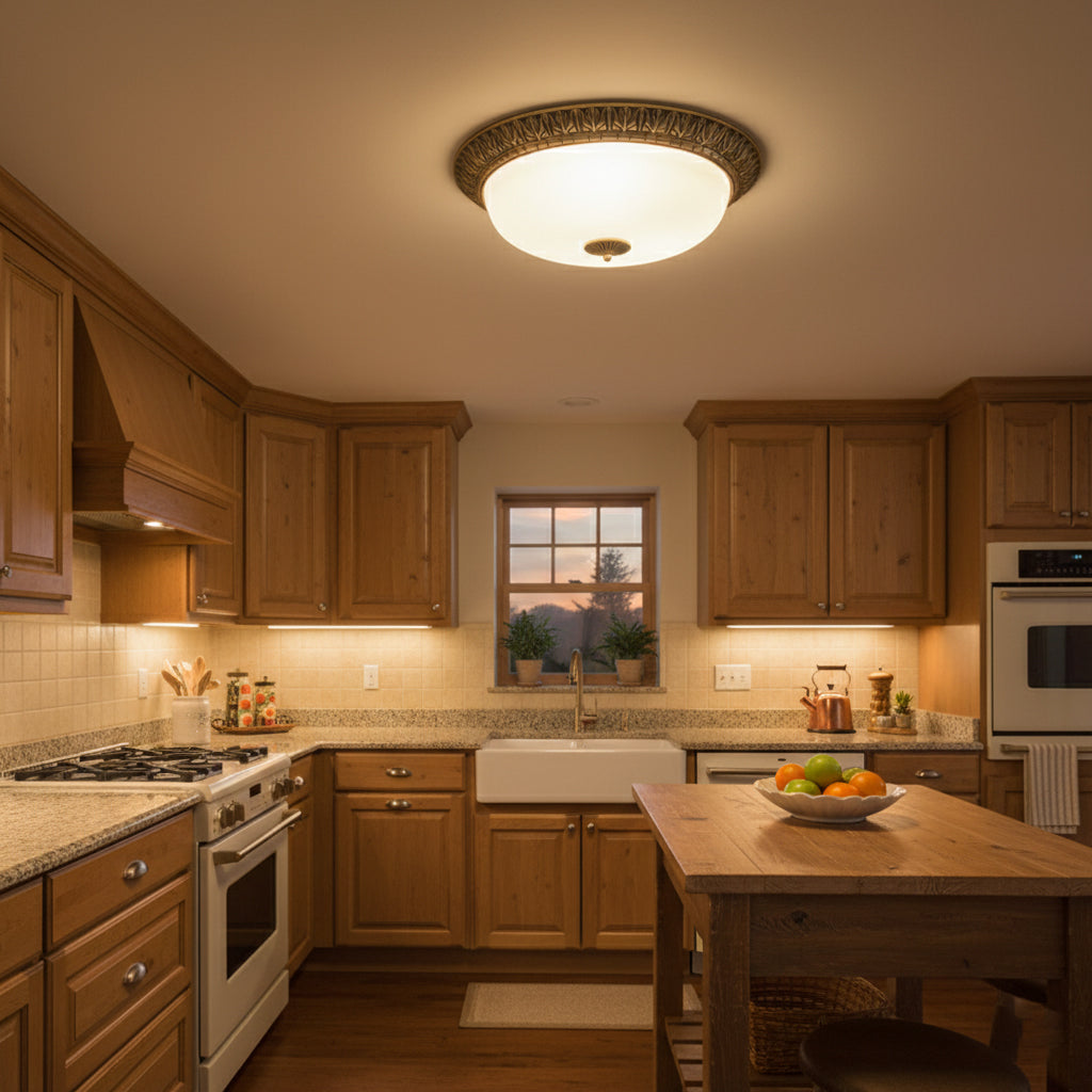 Brahm Flush Ceiling Lamp