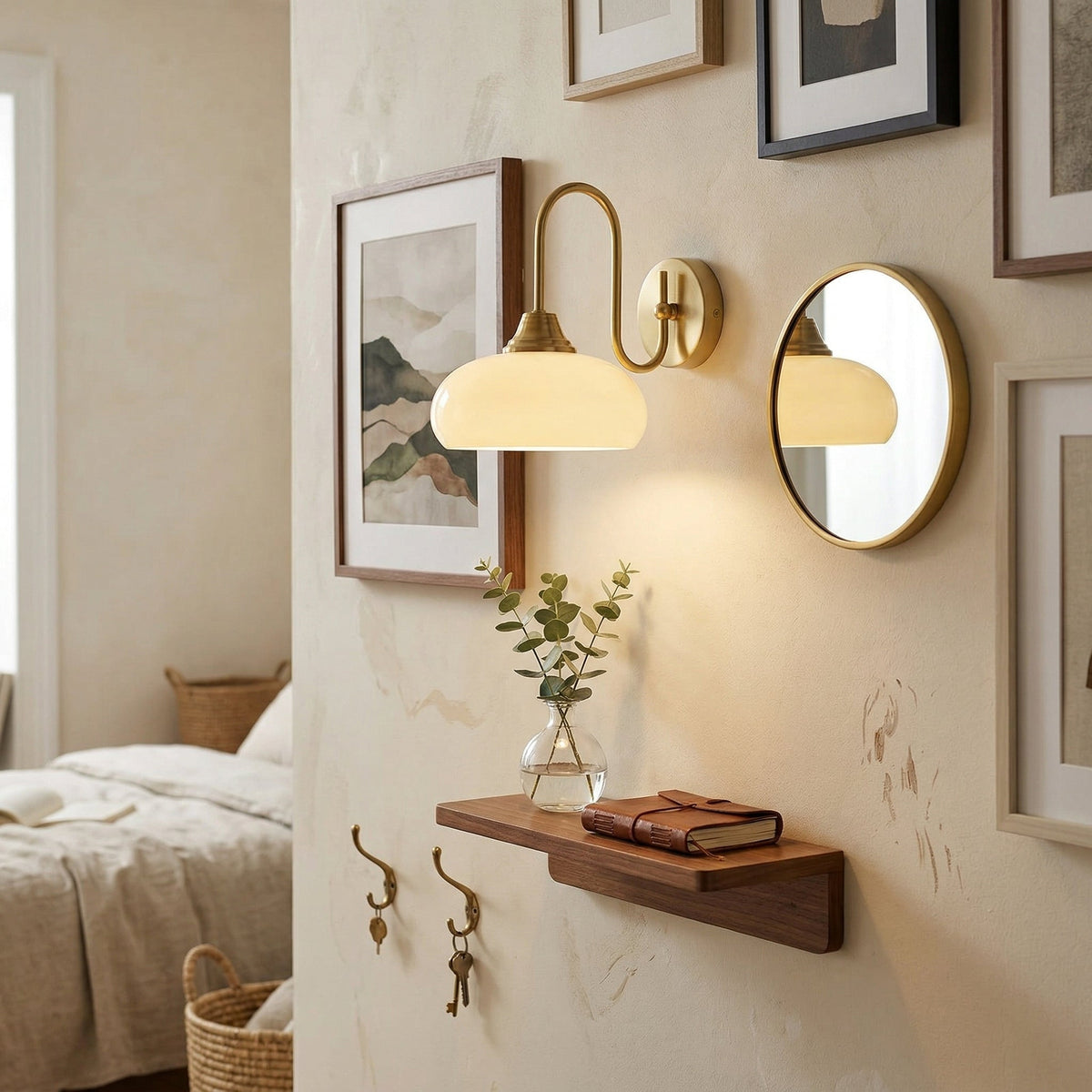 Nova Glass Wall Light
