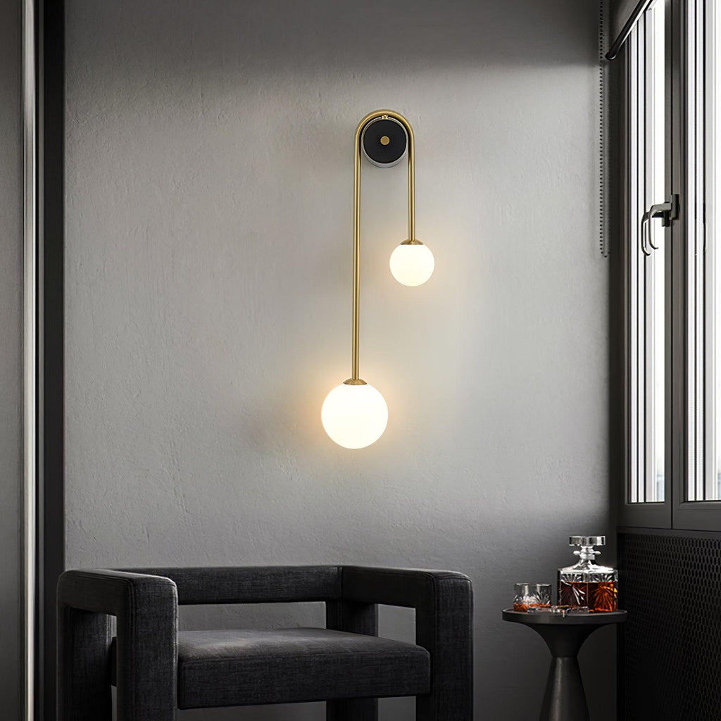 Brass Arc Wall Light Wall lamp