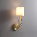 Brass Deer Head Wall Light ? 5.1″ x H 15.4″ / Dia 13cm x H39cm / Brass Wall lamp