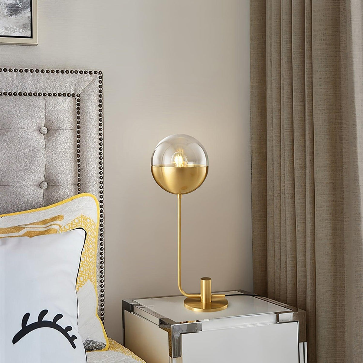 Brass Globular Table Lamp Table lamp