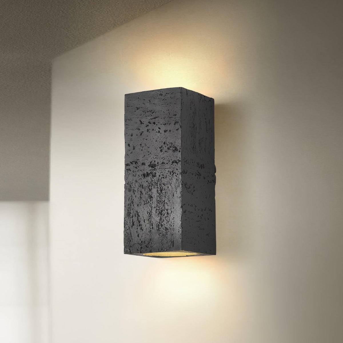Bricks Wall Lamp ? 3.9″ x H 9″/ Dia 10cm x H 23cm / Black Wall lamp