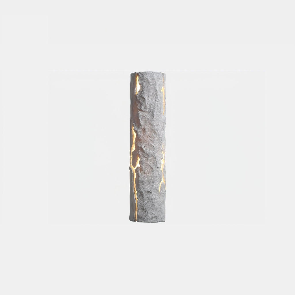 Broken Bark Wall Light Model A: ? 3.9″ x H 15.6″ / Dia 10cm x H 39.5cm / Warm White Wall lamp