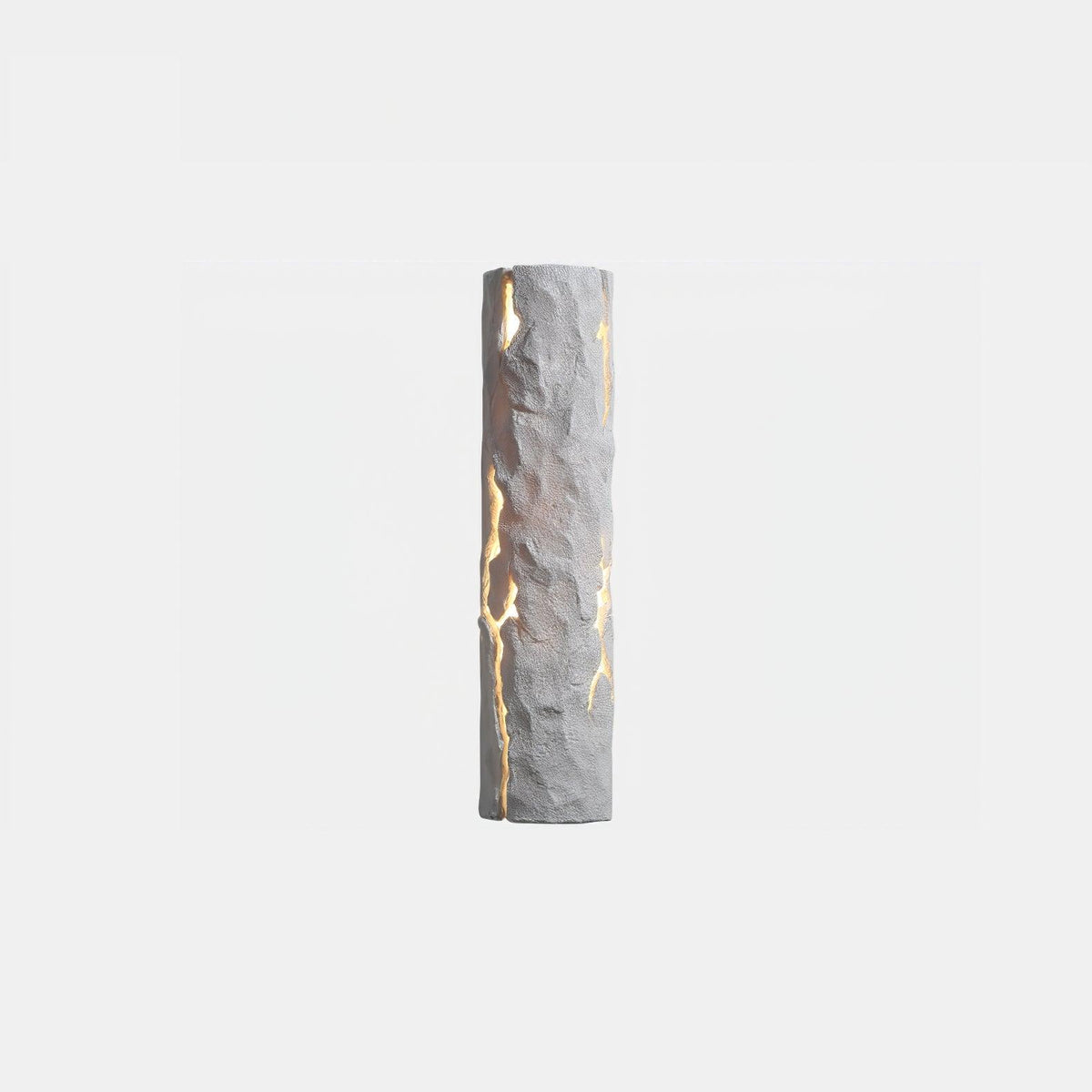 Broken Bark Wall Light Model A: ? 3.9″ x H 15.6″ / Dia 10cm x H 39.5cm / Warm White Wall lamp