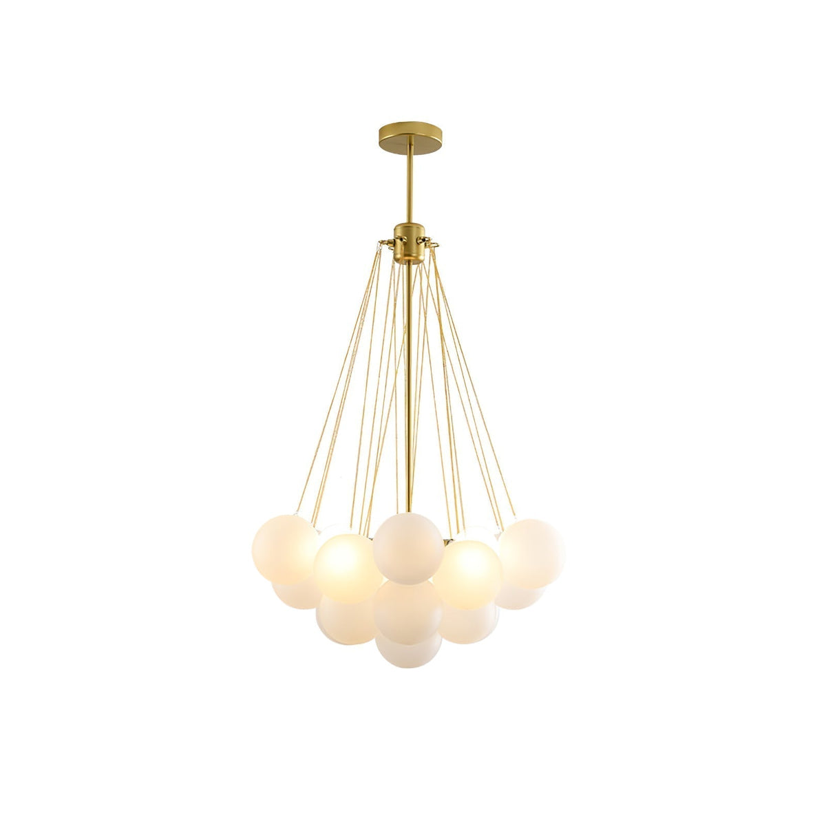 Bubble Chandelier 19heads ? 15.8″ x H 33.5″ / Dia 40cm x H 85cm / Gold Chandelier