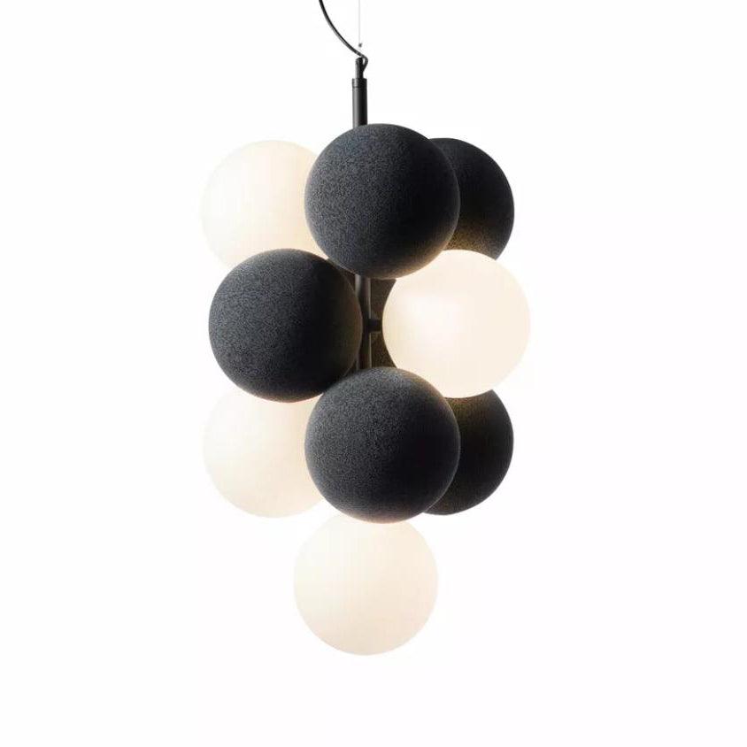 Bubbles Holly Pendant Lamp Vertical ∅ 10.2″ x H 18.9″ / Dia 26cm x H 48cm / Anthracite grey Pendant light