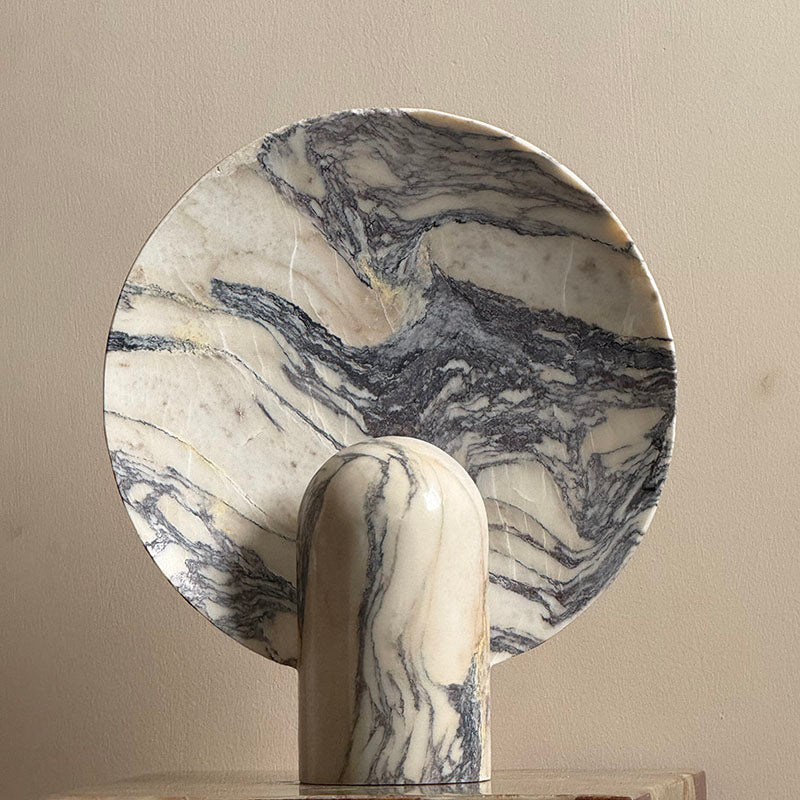 Fan Marble Table Lamp