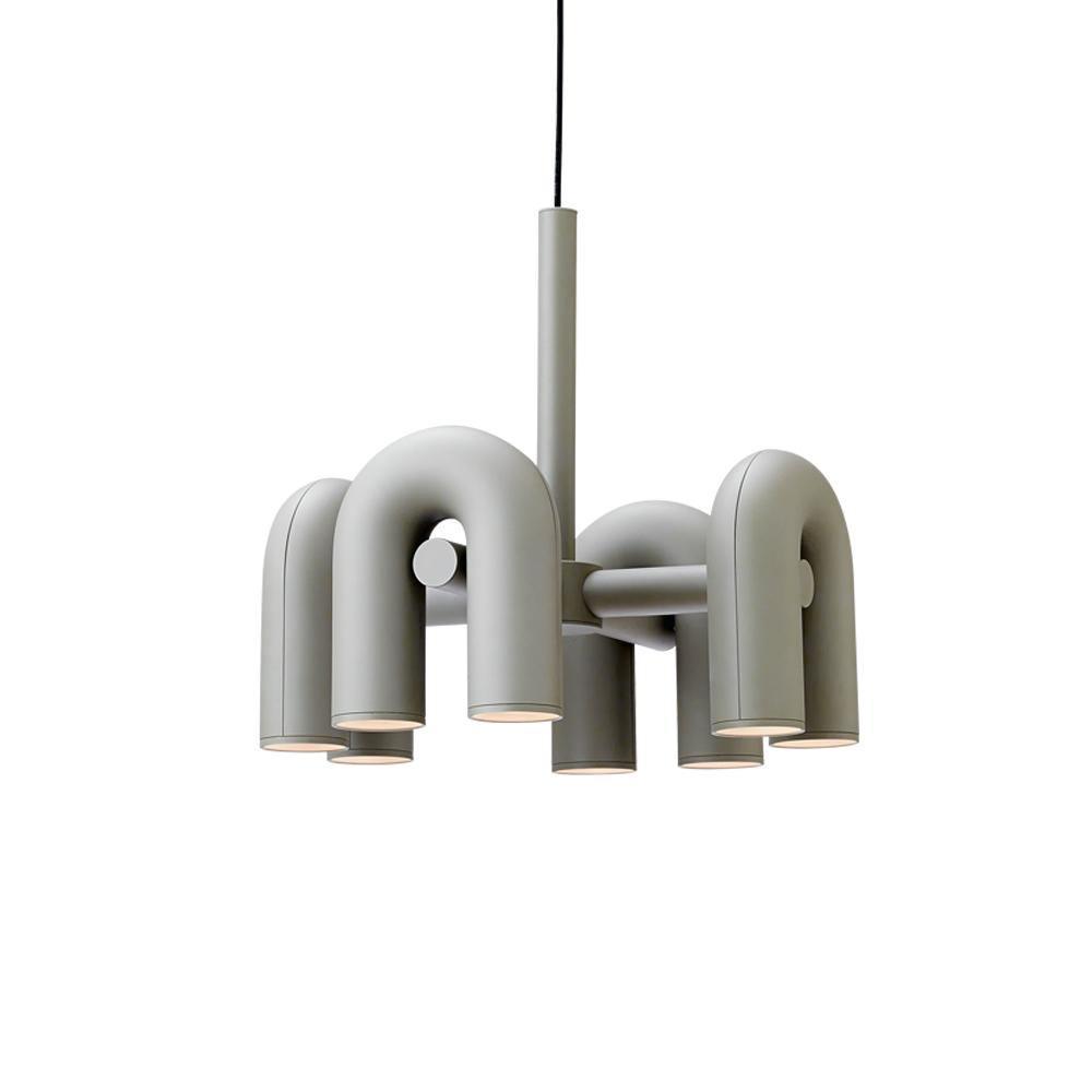 Cirkus Chandelier 4 Heads ? 23.6″ x H 14.8″ / Dia 60cm x H 37.5cm (Power: ~56W) / Gray / Warm White Chandelier