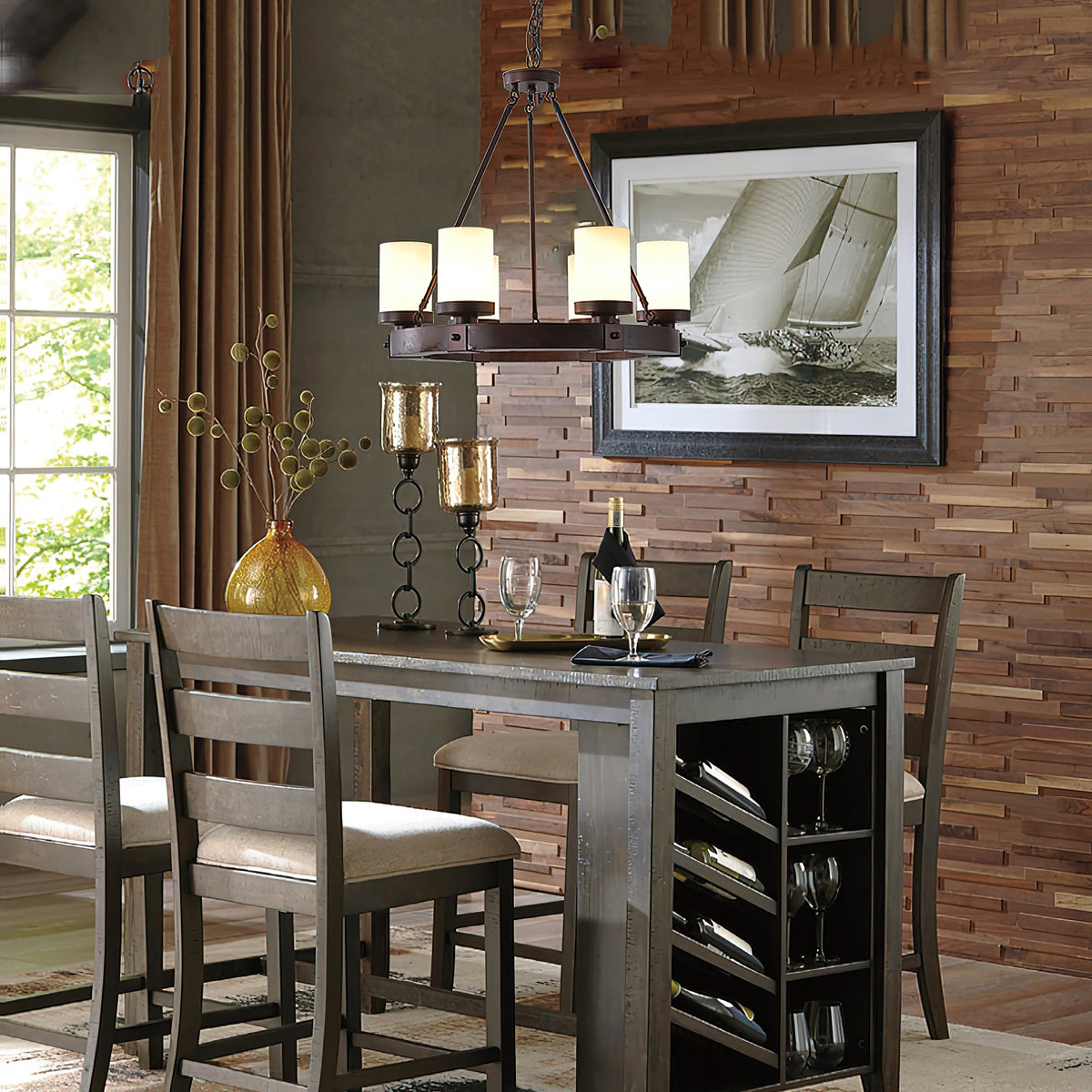 Cabot Rustic Chandelier