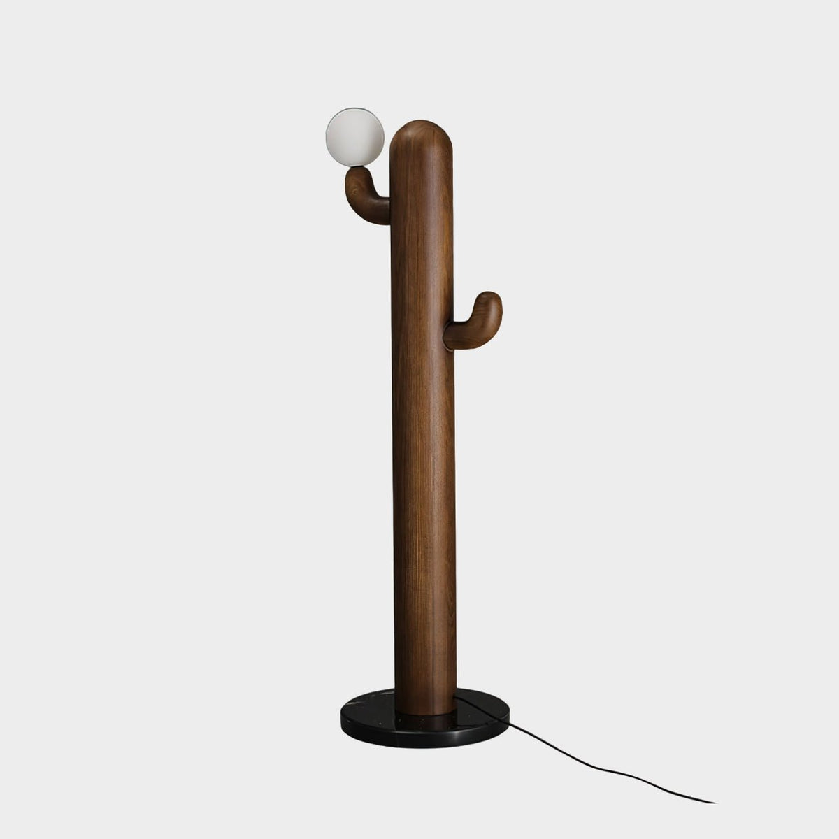Cactus Wood Floor Lamp Model A: ? 14.2″ x H 50″ / Walnut Color / US Plug Floor lamp