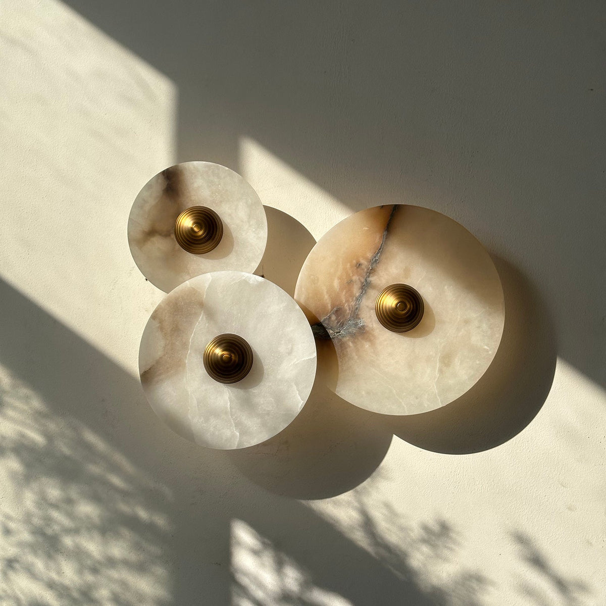 Calacatta Marble Combination Alabaster Sconce