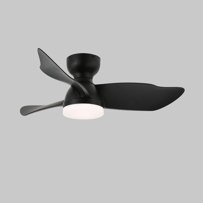 Calix 28’’ Ceiling Fan Light ? 28″ x H 9.8″ / Model C Black / Three-Color Changing Light 1001 Ceiling fan light
