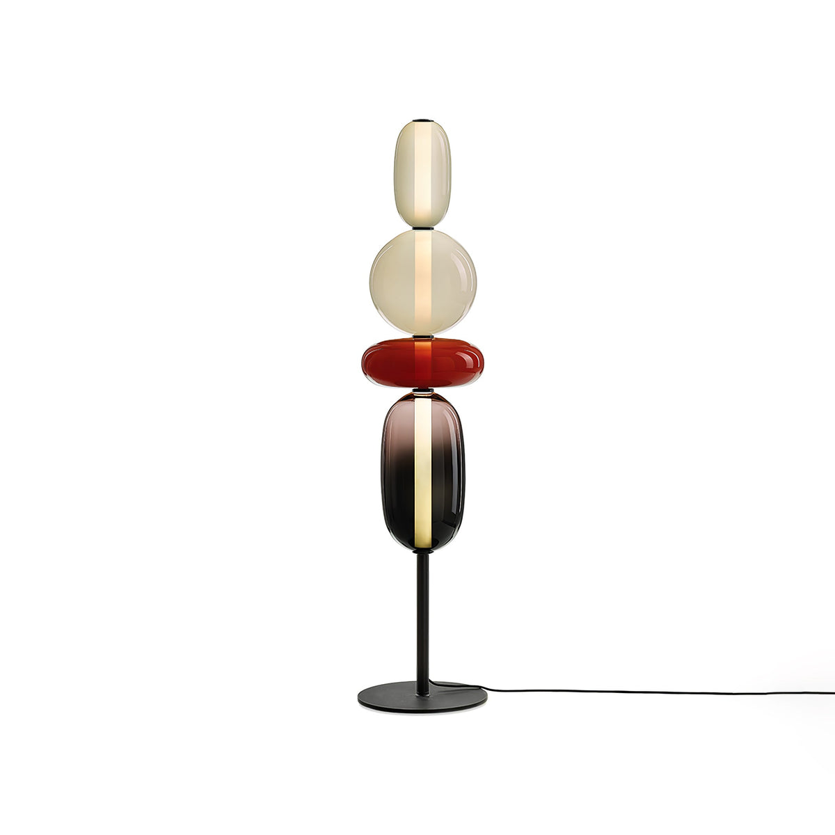 Candied Glass Floor Light ? 11.8″ x H 51.2″ / Dia 30cm x H 130cm / Warm Light / US Plug Floor lamp