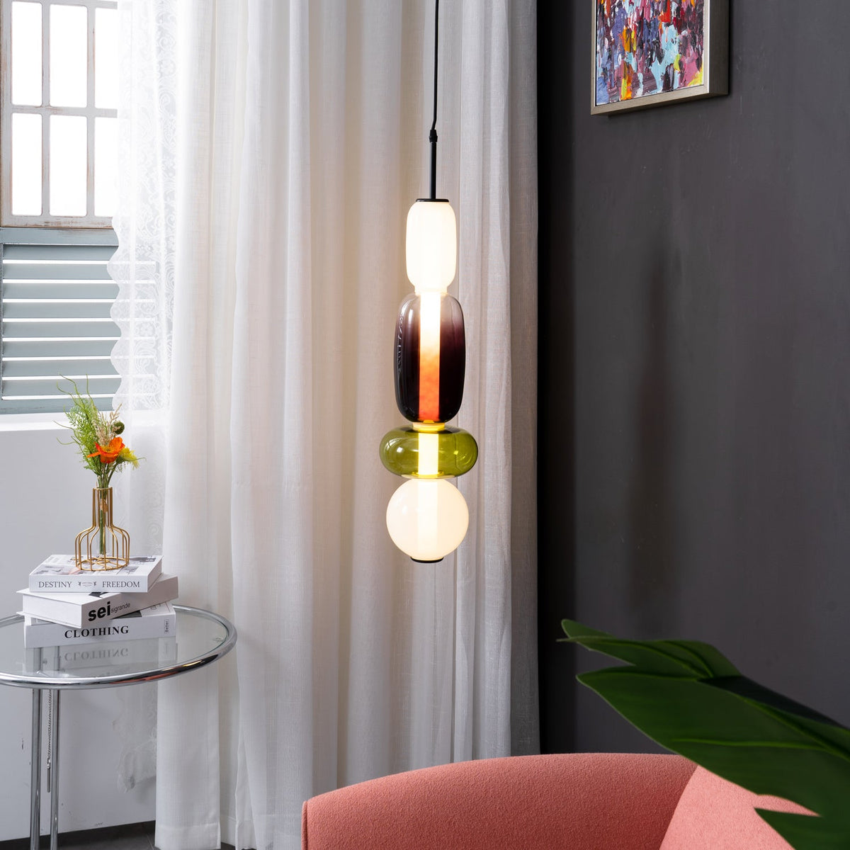 Stained Glass Pendant Lamp