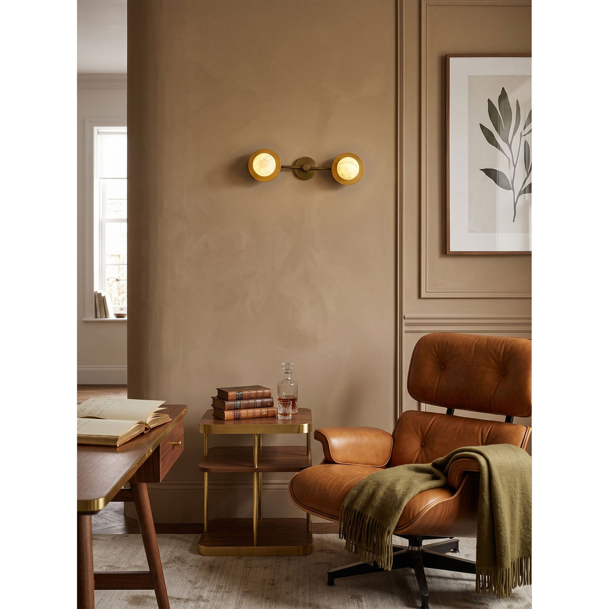 Cara Alabaster Wall Lamp