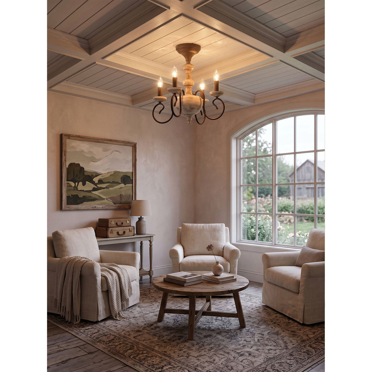 Castile Semi Flush Ceiling Light