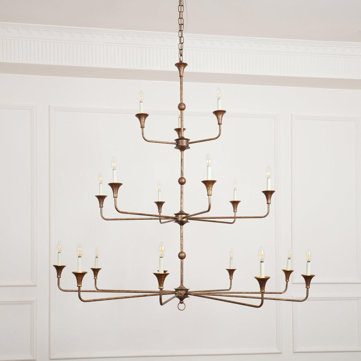 Thousand Brass Chandelier chandelier