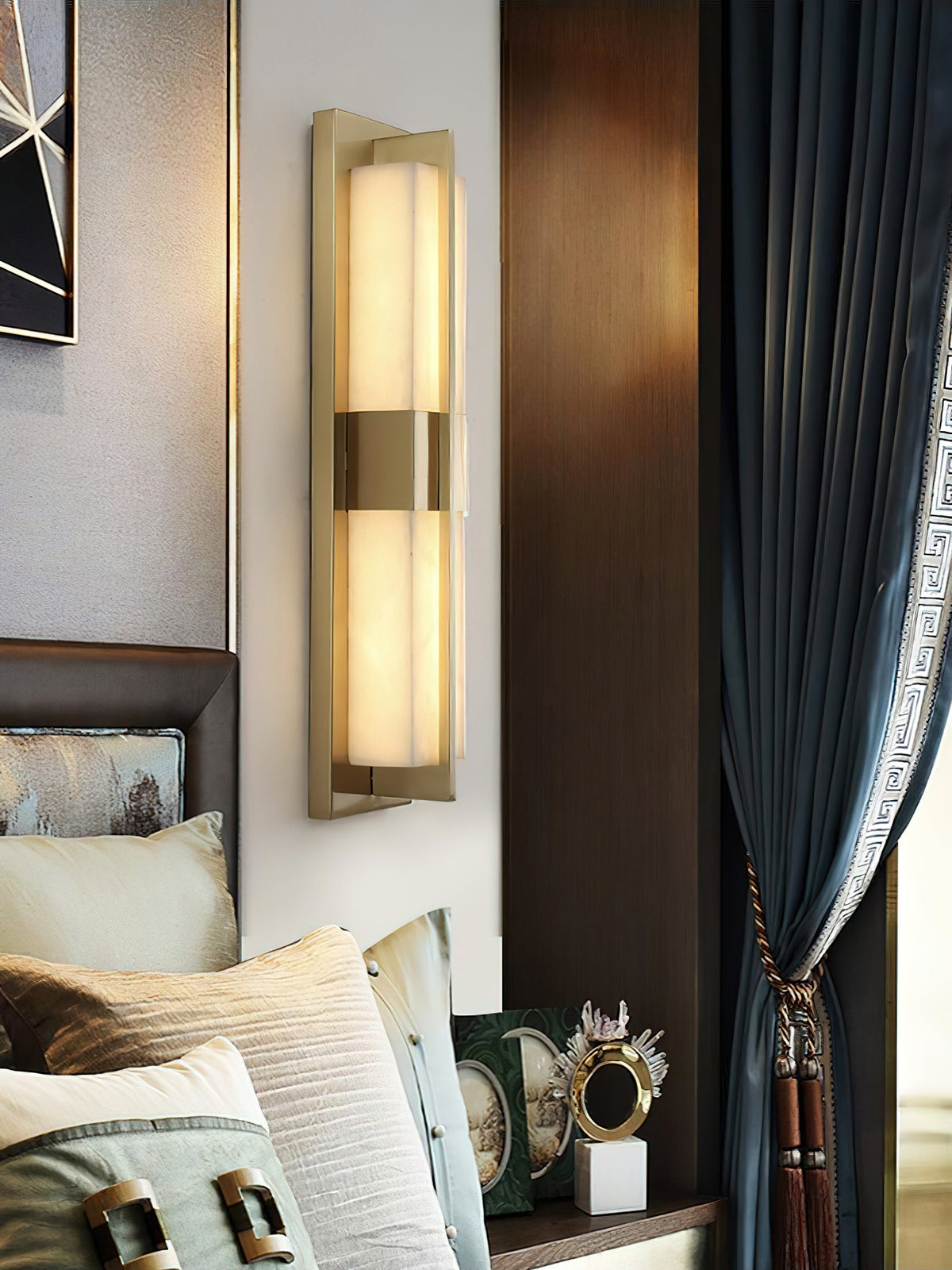 Cecily LED Alabaster Sconce