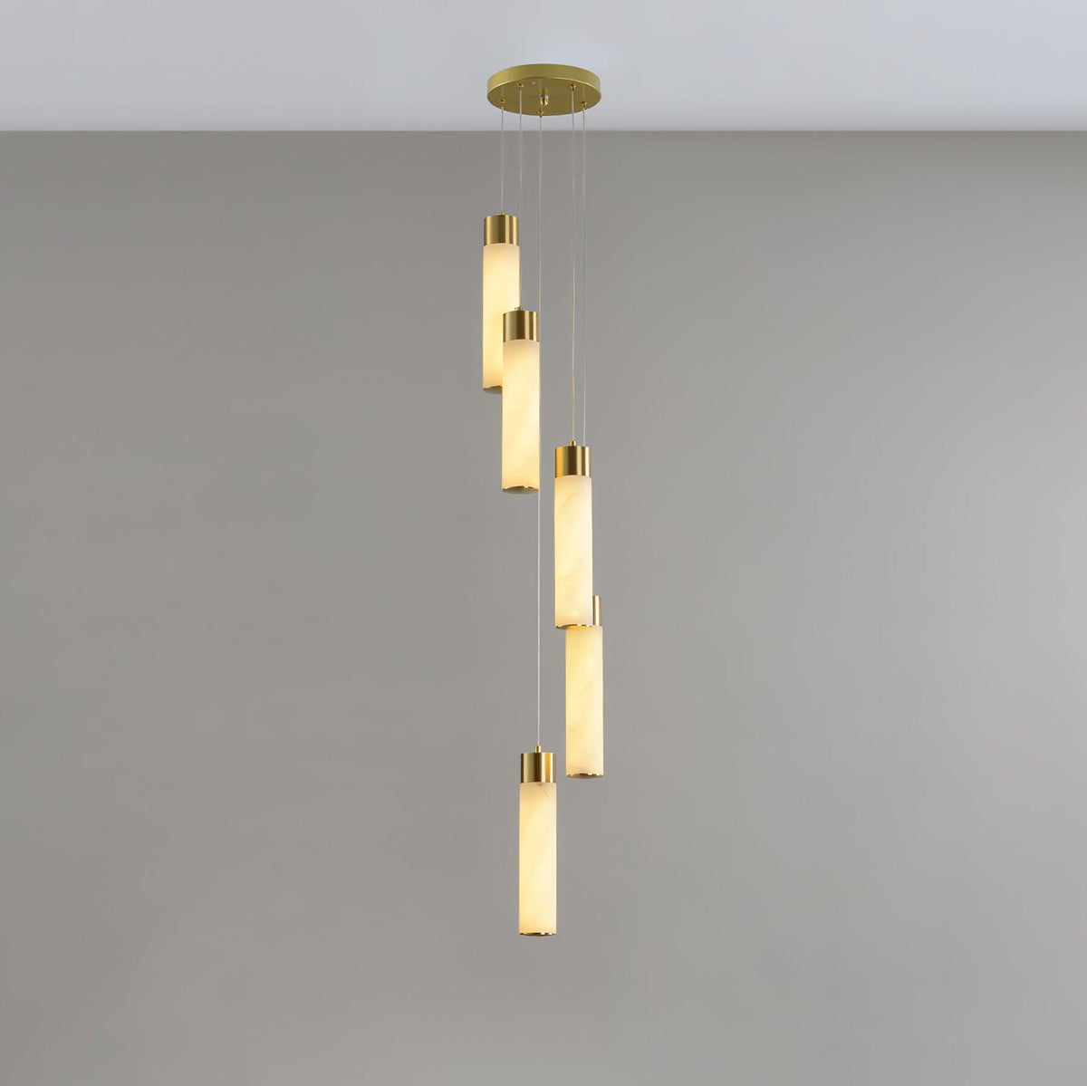 Celestial Alabaster Cascade Chandelier Chandelier