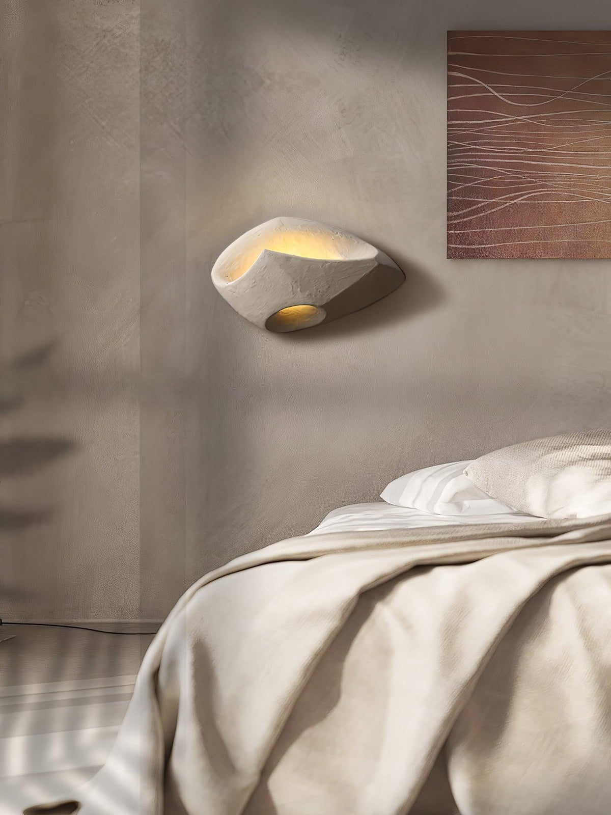 Cement Hollow Wall Lamp