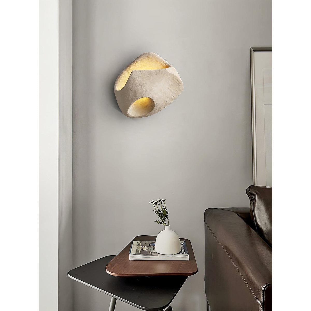 Cement Hollow Wall Lamp