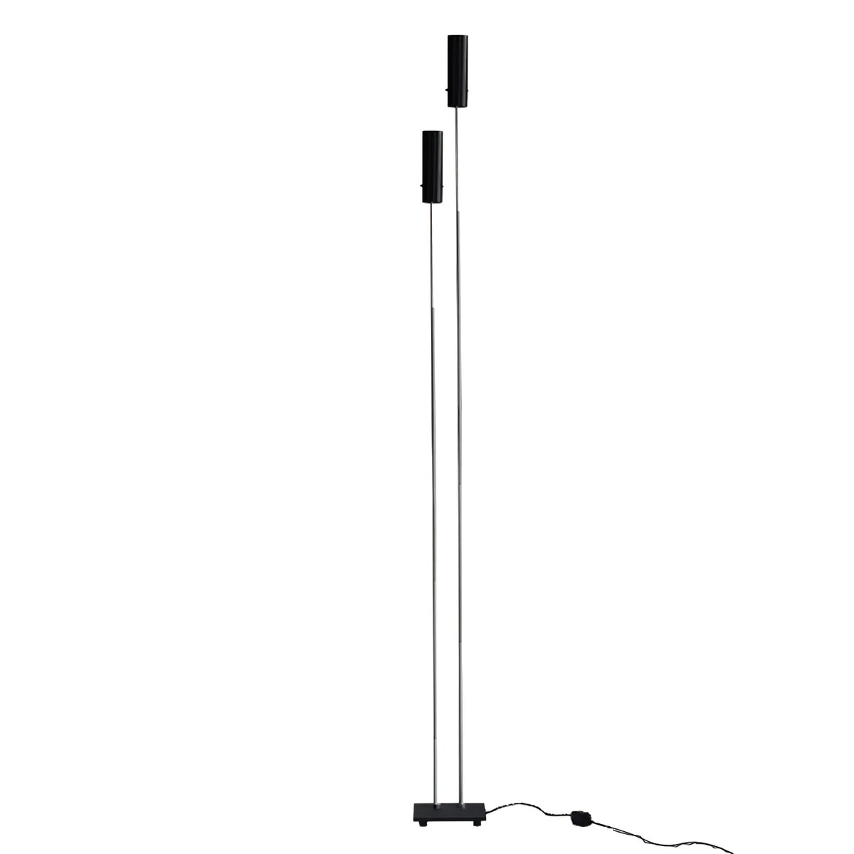 Cima Floor Light 2 heads L 7.1″ x H 70.8″ / L 18cm x H 180cm / Black / US Plug Floor lamp