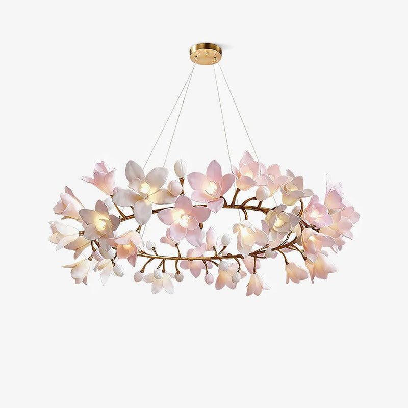 Circular Blossom Chandelier Chandelier