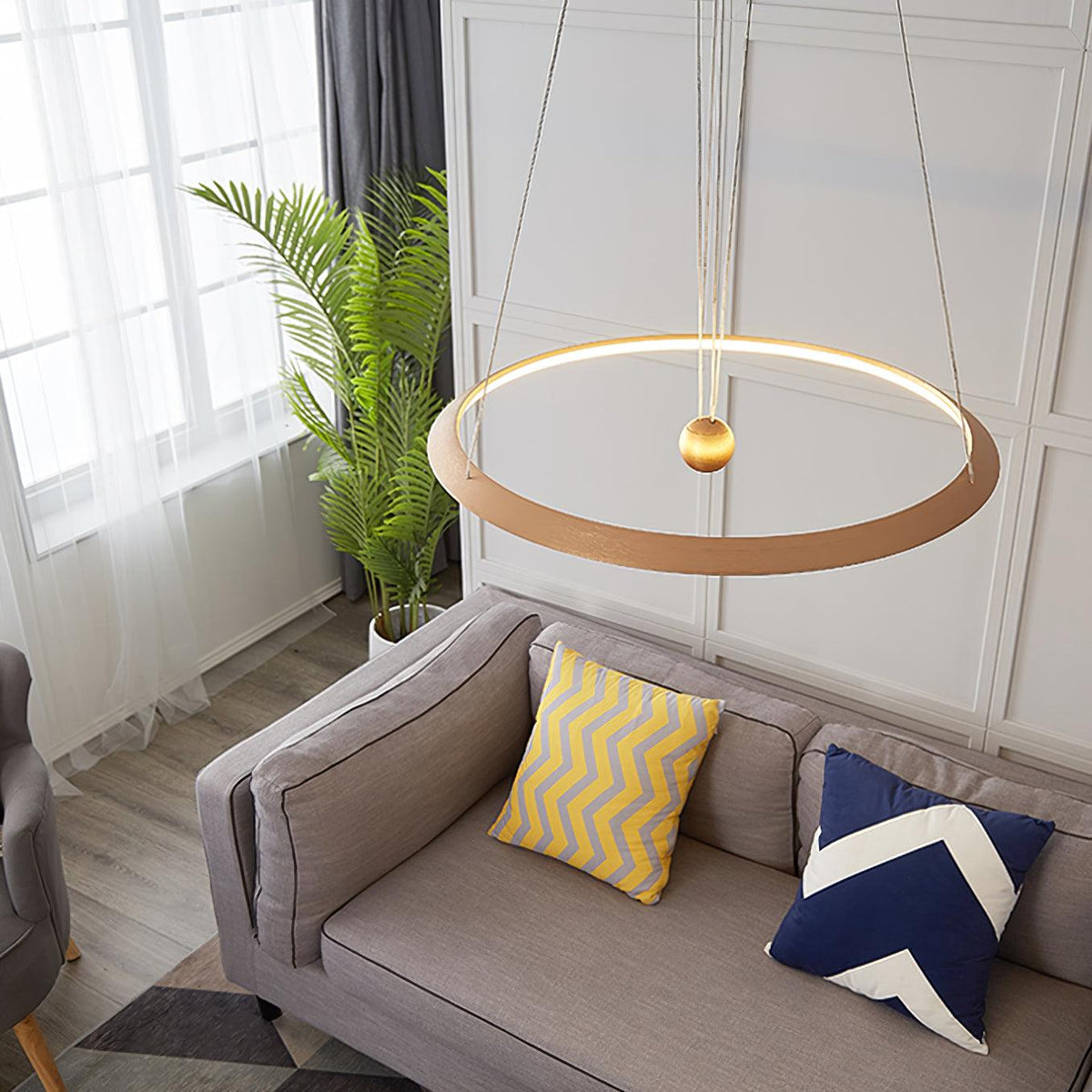 Circular LED Chandelier Chandelier