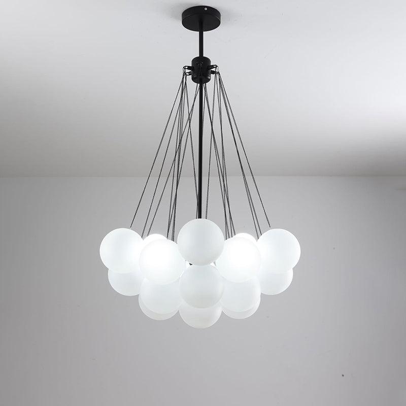 Bubble Chandelier 25heads ? 23.6″ x H 29.5″ / Dia 60cm x H 75cm / Black Chandelier