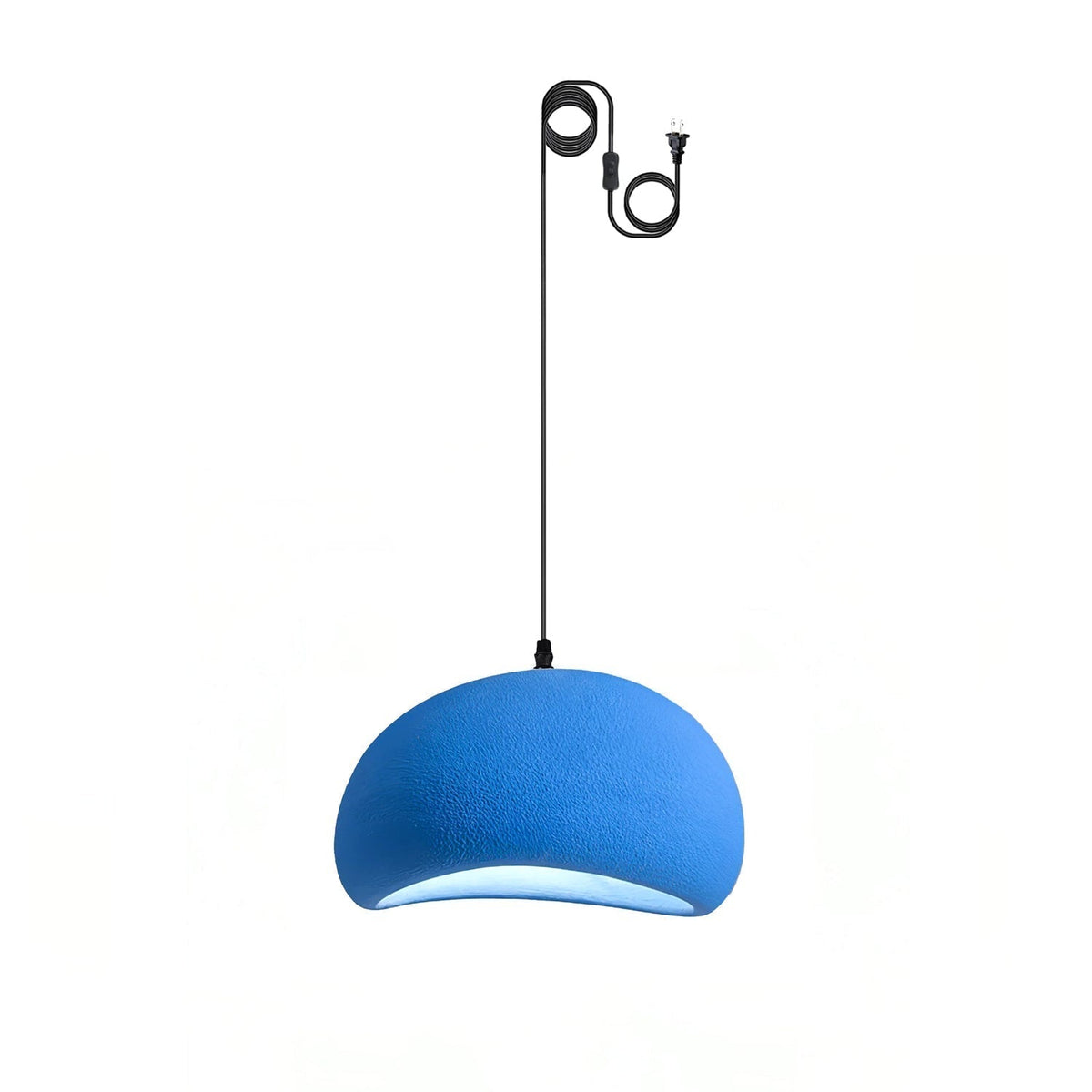 Khmara Swag Light ? 11.8″ x H 6.7″ / Dia 30cm x H 17cm (About 1.5kg) (2 Hooks) / Blue Pendant light