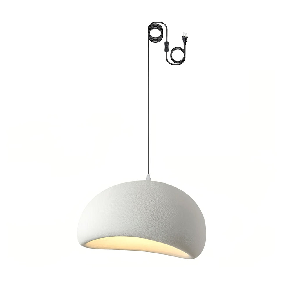 Khmara Swag Light ? 11.8″ x H 6.7″ / Dia 30cm x H 17cm (About 1.5kg) (2 Hooks) / White Pendant light